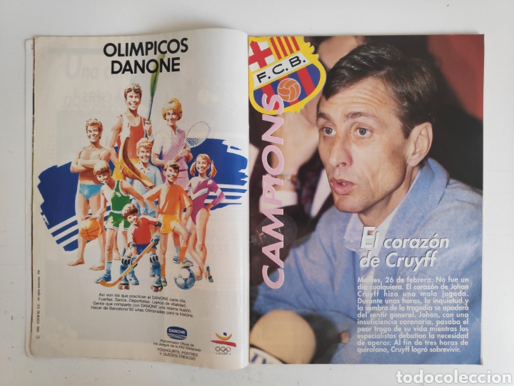 Coleccionismo deportivo: Revista Sport. Campions. FC. Barcelona. Suplemento extra 1991 - Foto 3 - 217525523
