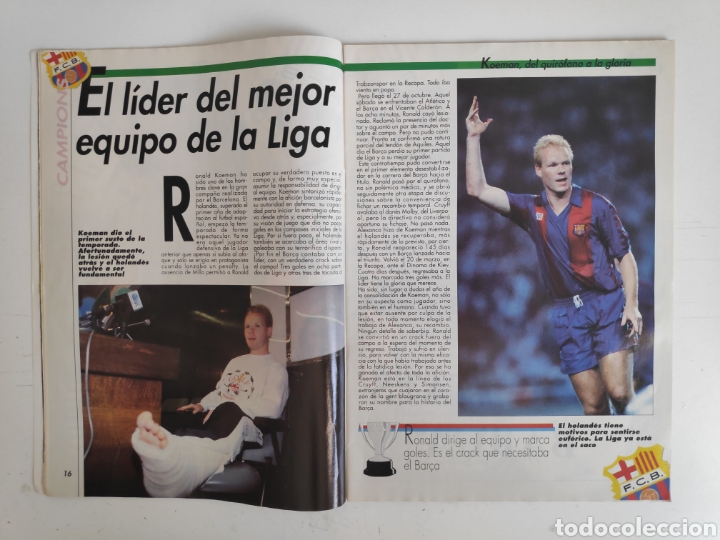 Coleccionismo deportivo: Revista Sport. Campions. FC. Barcelona. Suplemento extra 1991 - Foto 4 - 217525523