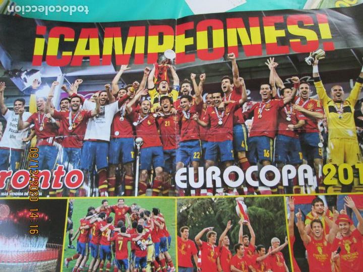 Collectionnisme sportif: CAMPEONES UEFA 2012 POSTER DE PRONTO -Eurocopa 2012 - 60X40