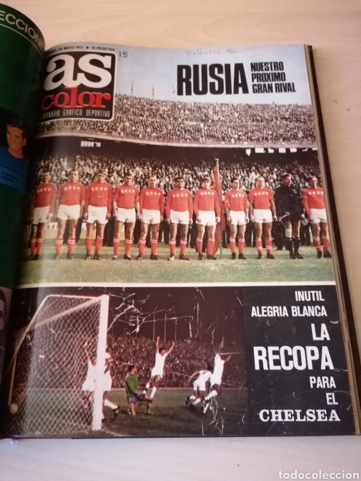 Coleccionismo deportivo: AS COLOR - Del n&uacute;mero 1 al 77. - Foto 5