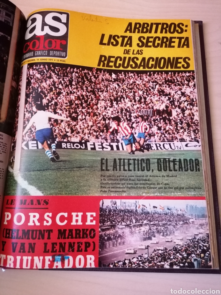 Coleccionismo deportivo: AS COLOR - Del n&uacute;mero 1 al 77. - Foto 8