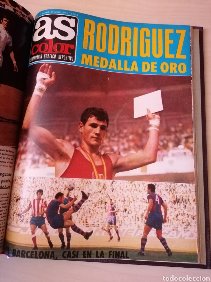 Coleccionismo deportivo: AS COLOR - Del n&uacute;mero 1 al 77. - Foto 9
