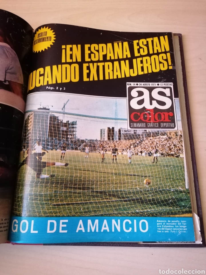 Coleccionismo deportivo: AS COLOR - Del n&uacute;mero 1 al 77. - Foto 20