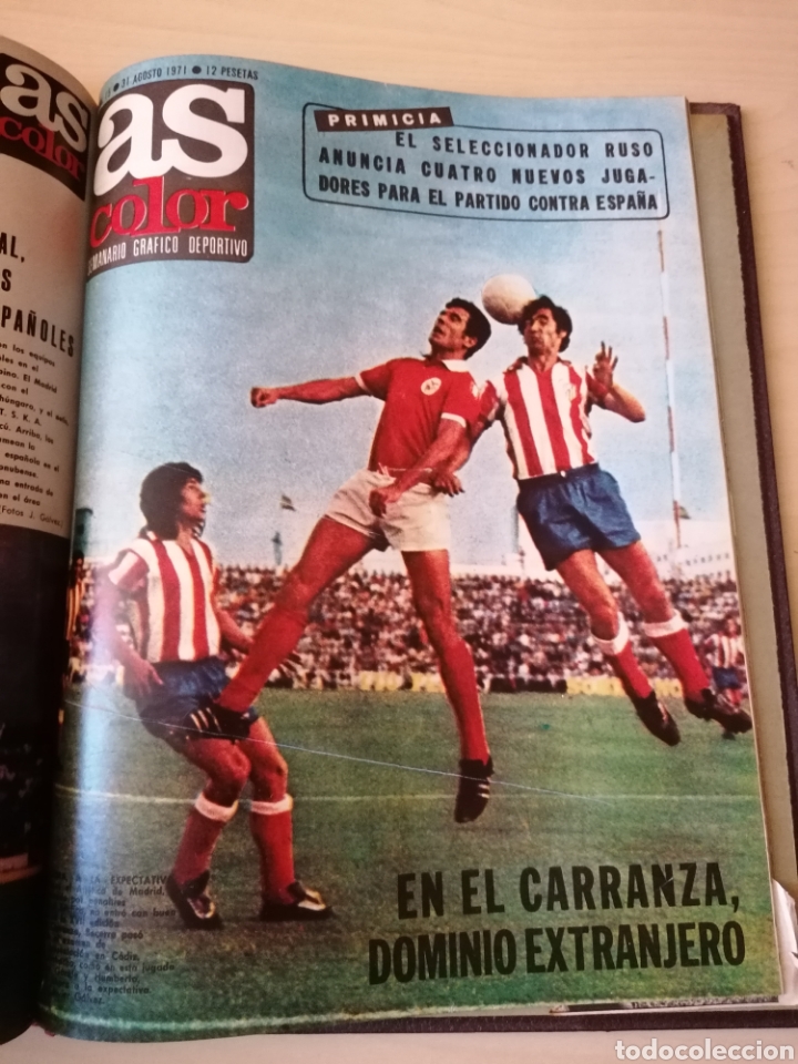 Coleccionismo deportivo: AS COLOR - Del n&uacute;mero 1 al 77. - Foto 21