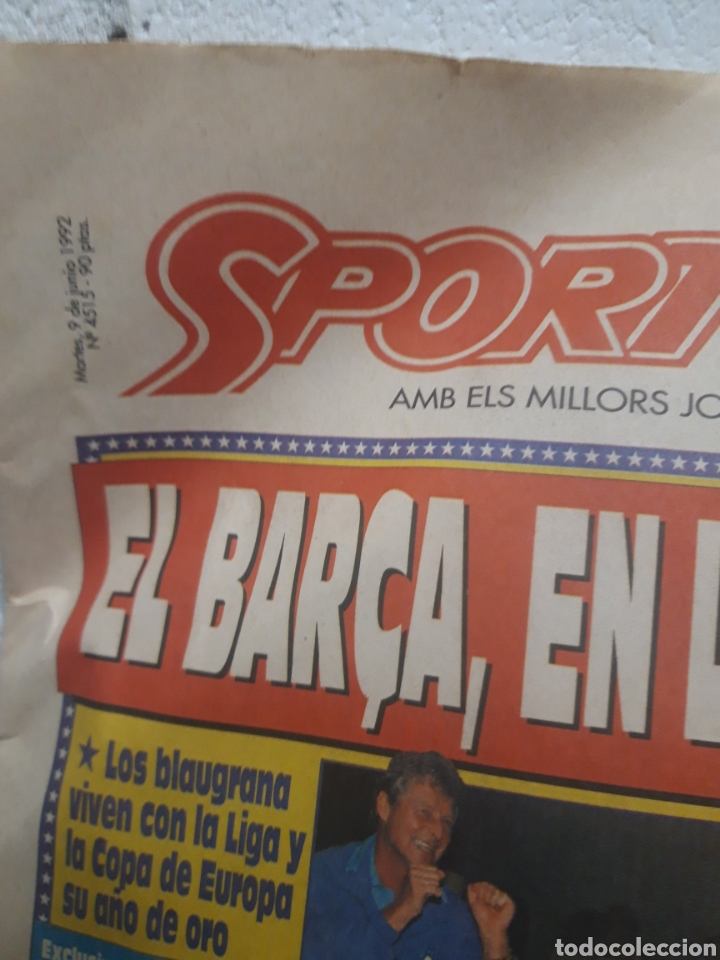Coleccionismo deportivo: Diari Sport 9 de junio de 1992. - Foto 2