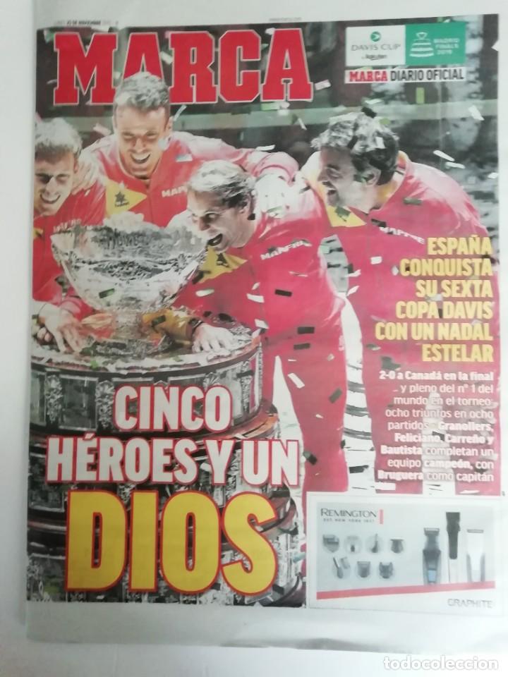 Coleccionismo deportivo: Marca: espa&ntilde;a gana su sexta copa davis - Foto 1