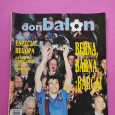 Coleccionismo deportivo: REVISTA DON BALON Nº 709 FC BARCELONA CAMPEON RECOPA DE EUROPA 1989 - POSTER BARÇA FUTBOL 1988-1989. Lote 221750597