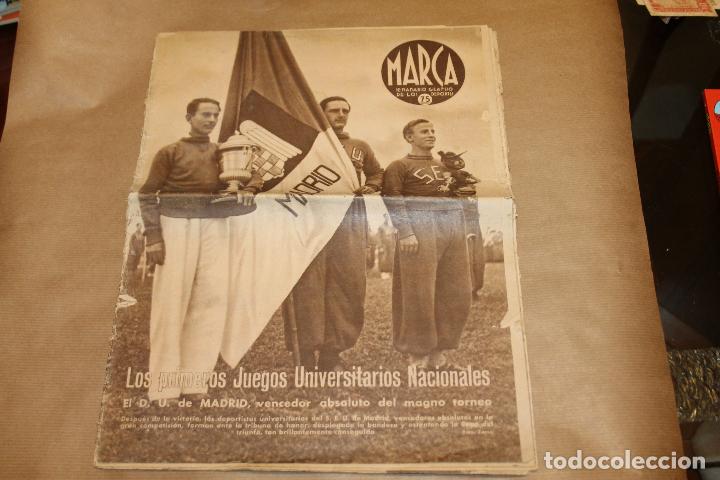 Collezionismo sportivo: MARCA SEMANARIO GR&Aacute;FICO DE LOS DEPORTES N&ordm; 168, 28 ABRIL 1942