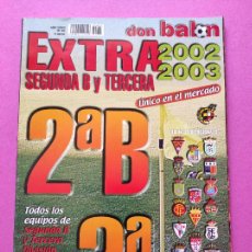 Coleccionismo deportivo: EXTRA DON BALON GUIA SEGUNDA B Y TERCERA DIVISION 2002/2003 - ESPECIAL TEMPORADA LIGA 02-03 GUIA