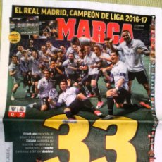 Coleccionismo deportivo: PERIÓDICO DIARIO MARCA REAL MADRID CAMPEÓN LIGA 2017. Lote 222989928