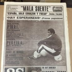 Coleccionismo deportivo: AS (12-10-1979) SAPORTA VILLANOVA YUGOSLAVIA ESPAÑA ISIDRO LANGARA OVIEDO. Lote 223200077