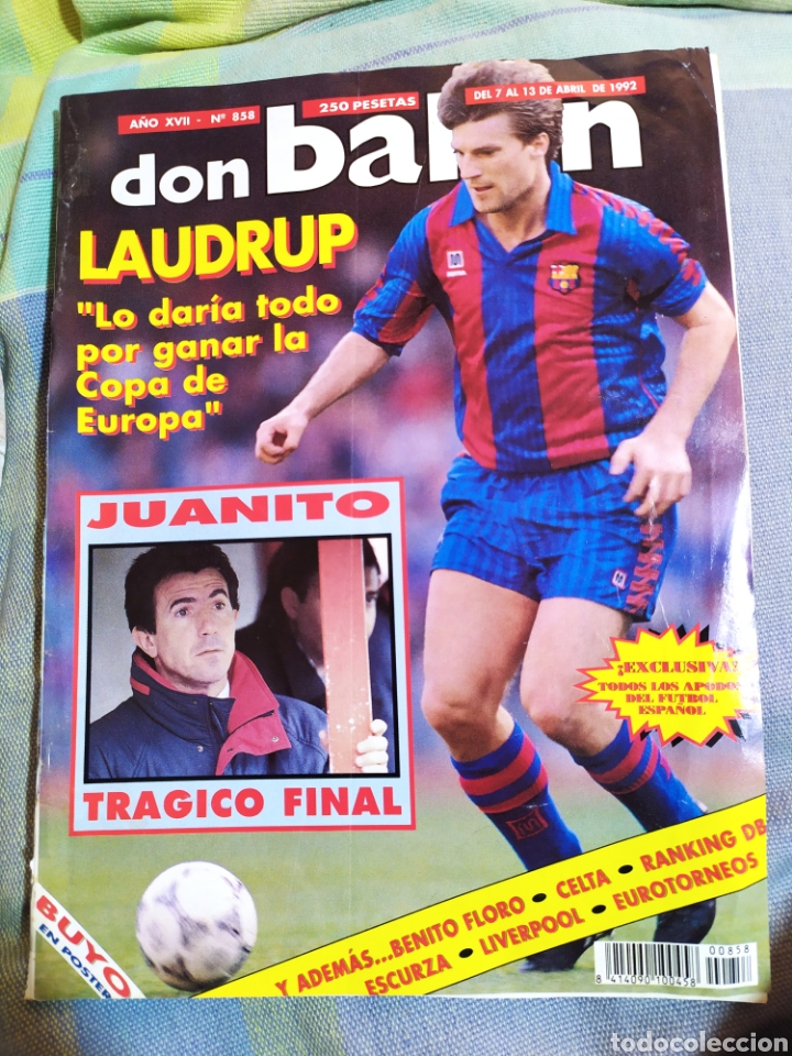 DON BALON 858 LOMO REPARADO (Coleccionismo Deportivo - Revistas y Periódicos - Don Balón)