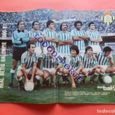 Collezionismo sportivo: REVISTA DON BALON Nº 266 POSTER ALINEACION REAL BETIS BALOMPIE 80/81 - LIGA TEMPORADA 1980/1981