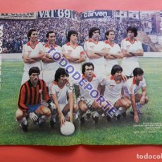 Collezionismo sportivo: REVISTA DON BALON Nº 270 POSTER ALINEACION SEVILLA FC 80/81 - LIGA 1980/1981 - SCHUSTER - VALENCIA