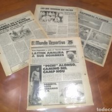 Coleccionismo deportivo: MUNDO DEPORTIVO 7 AGOSTO 1981 BARCELONA LATTEK PICHI NOTICIAS BARÇA 8 PÁGINAS PLASTIFICADAS