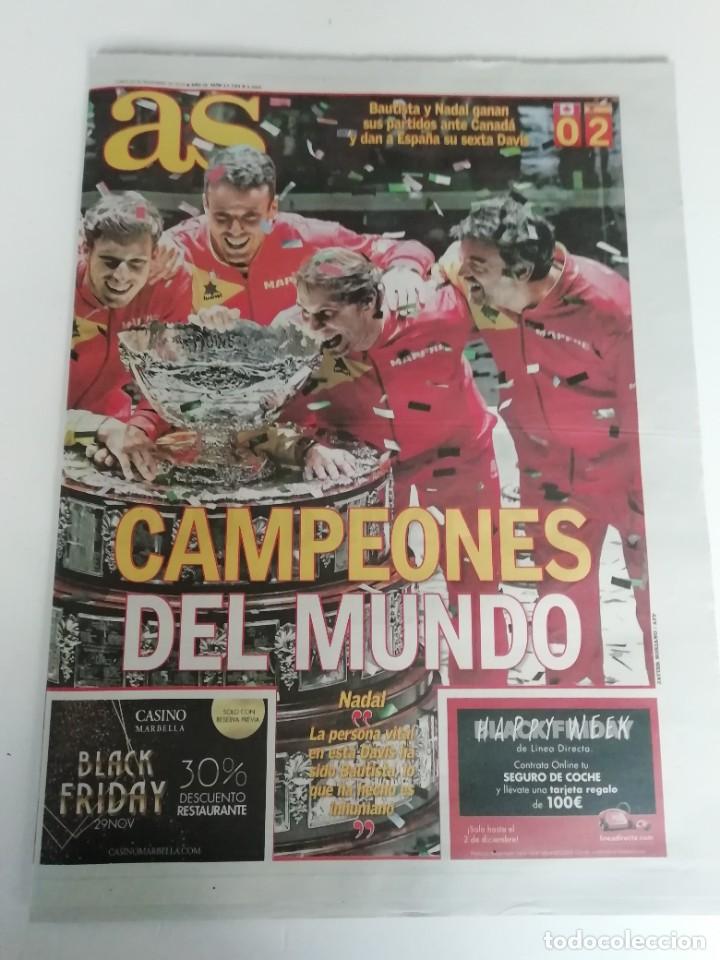 Coleccionismo deportivo: as: espa&ntilde;a gana la sexta copa davis - Foto 1