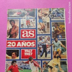 Coleccionismo deportivo: REVISTA AS COLOR ESPECIAL 20 AÑOS Nº 97 1967-1987 - SUPLEMENTO RESUMEN FUTBOL CICLISMO BASKET 67 87