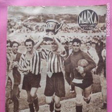 Coleccionismo deportivo: PERIODICO MARCA ATHLETIC CLUB BILBAO CAMPEON COPA GENERALISIMO 43/44 - VALENCIA 1943/1944 MONTJUICH