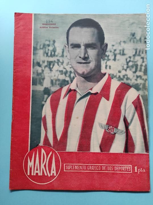 Collectionnisme sportif: PERIODICO MARCA 1944 LIGA 44/45 GABILONDO AT. AVIACION - GRANADA - REAL MURCIA - ZARAGOZA-CULTURAL