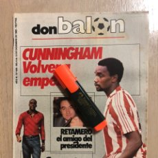 Coleccionismo deportivo: DON BALÓN 426 (DIC 1983). CUNNINGHAM. MARCOS ALONSO. HUGO SÁNCHEZ. ATH. BILBAO.
