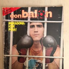 Coleccionismo deportivo: DON BALÓN 417 (OCTUBRE 1983) LESIÓN GOICOECHEA A MARADONA. N’KONO. LAURIDSEN. TOYI. BUYO. MEJÍAS.