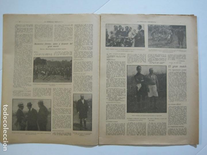 Coleccionismo deportivo: LA JORNADA DEPORTIVA-Nº 30-MAYO 1922-ESPAÑA VS FRANCIA-ALCANTARA-ZAMORA-FUTBOL-VER FOTOS-(V-22.464) - Foto 7 - 236028415
