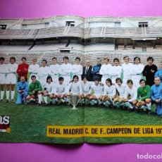 Coleccionismo deportivo: REVISTA AS COLOR Nº 53 POSTER REAL MADRID CAMPEON 71/72 RESUMEN LIGA 1971/1972 - COPA DAVIS. Lote 237661820