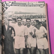 Coleccionismo deportivo: TOMO 33 SEMANARIOS MARCA 1939 Nº 15-47 SEVILLA FC CAMPEON COPA GENERALISIMO - INAUGURACION CHAMARTIN. Lote 240034485