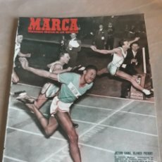 Coleccionismo deportivo: REVISTA MARCA 1951. ESPAÑOL 7 MURCIA 0 - REAL MADRID 2 BILBAO 2 - CEUTA - CLUB DEPORTIVO PRAVIANO .. Lote 240181150