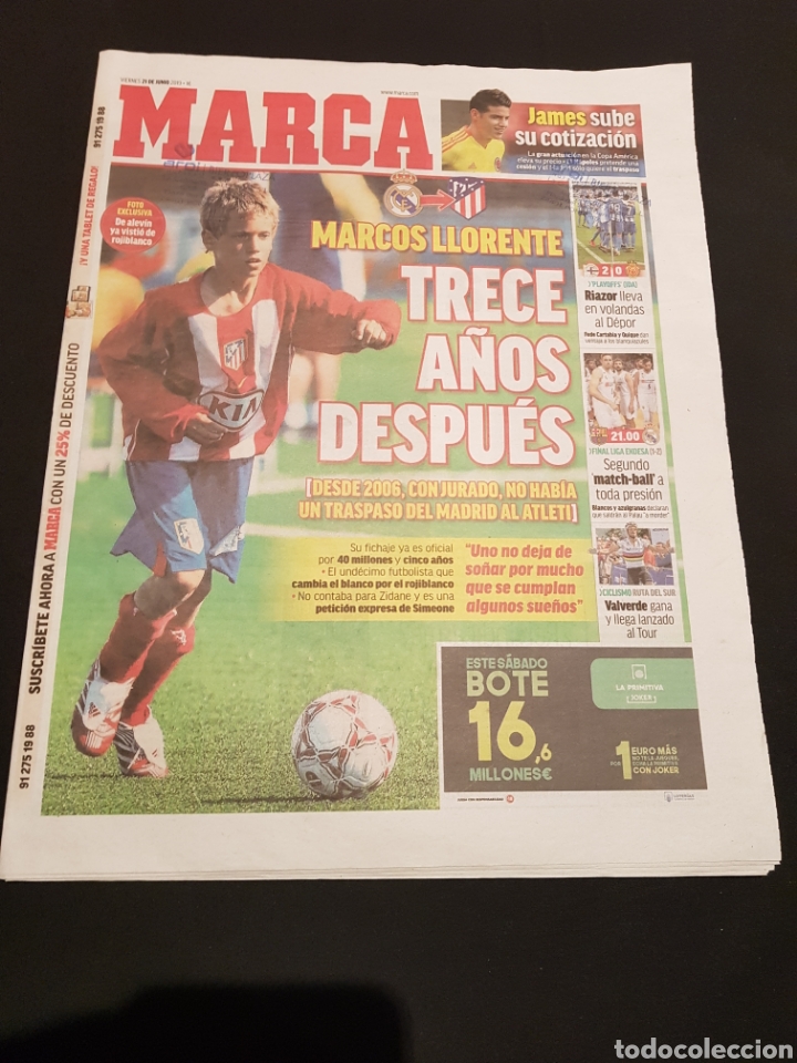 Colecionismo desportivo: Marca Viernes 21 de Junio de 2019. Baloncesto Final Liga Endesa