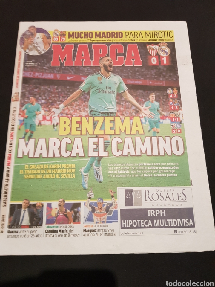 Colecionismo desportivo: Marca Lunes 23 de Septiembre de 2019 Carolina Mar&iacute;n Marc M&aacute;rquez