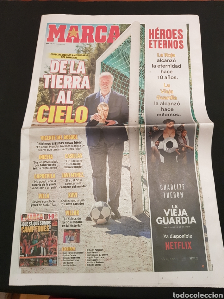 Collezionismo sportivo: Marca 11 de Julio de 2020 F&uacute;tbol Especial d&eacute;cimo aniversario del Mundial