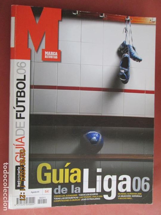Colecionismo desportivo: GUIA LIGA MARCA 2006 ANUARIO - LIGA NACIONAL DE FUTBOL PROFESIONAL