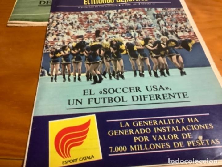 Coleccionismo deportivo: LOTE DE 9 SUPLEMENTOS DEL DOMINGO DE EL MUNDO DEPORTIVO - Foto 7 - 246575010