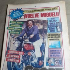 Coleccionismo deportivo: SPORT 14 MARZO 1984 ¡ VUELVE MIGUELI!. OSASUNA - BARCA . EL MARTINENC , REY DE LA CANTERA. Lote 246852780