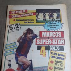 Coleccionismo deportivo: SPORT 23 ABRIL 1984 - BARCELONA 5 ESPAÑOL 2 . MARCOS SUPER- STAR 4 GOLES .EL BILBAO CASI CAMPEÓN. Lote 246858075