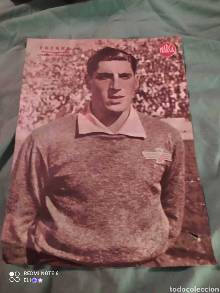 Sammelleidenschaft Sport: ESTAMOS LIQUIDANDO. Poster peri&oacute;dico marca a&ntilde;os 50 , Ederra , Atl&eacute;tico aviacion