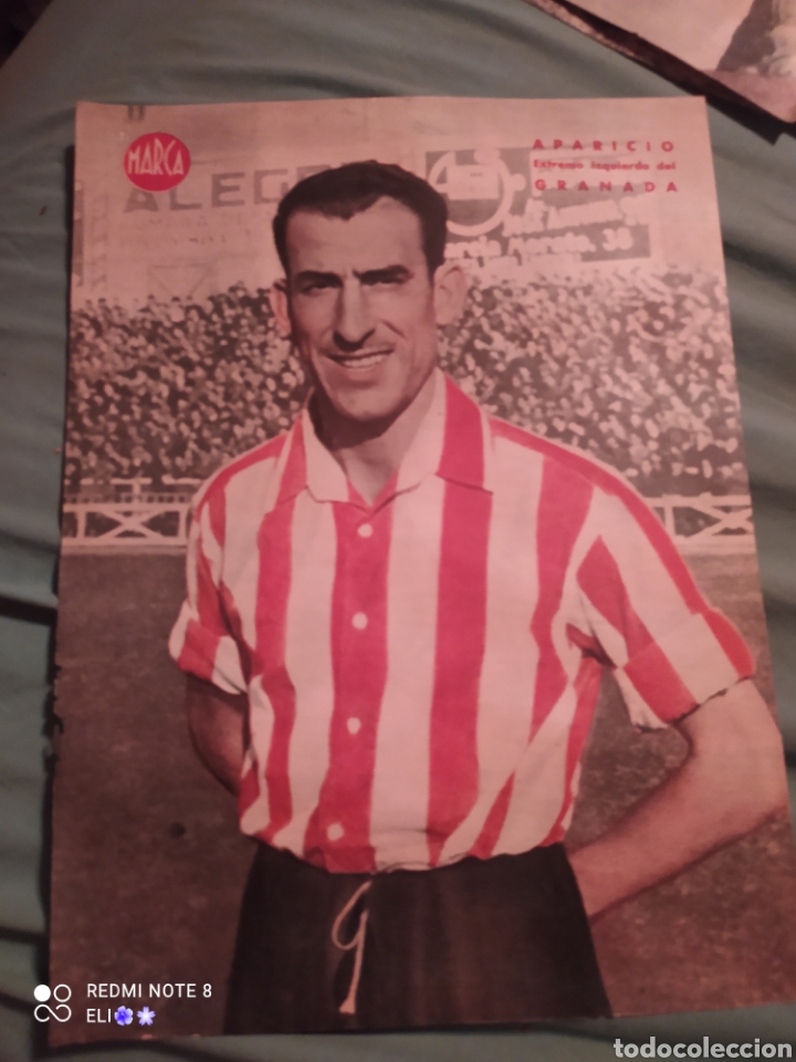 Sammelleidenschaft Sport: ESTAMOS LIQUIDANDO. Poster peri&oacute;dico marca a&ntilde;os 50 , Aparicio , granada