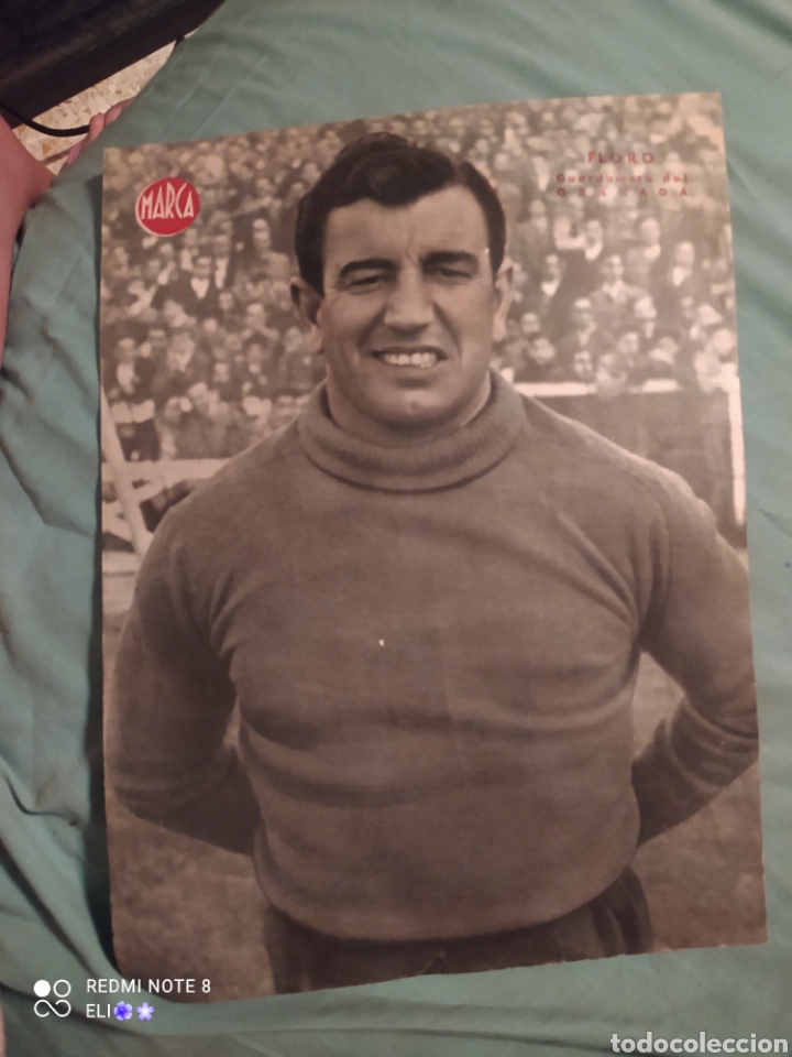 Sammelleidenschaft Sport: ESTAMOS LIQUIDANDO. Poster peri&oacute;dico marca a&ntilde;os 50 , Floro , Granada