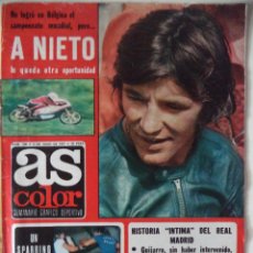 Coleccionismo deportivo: REVISTA AS COLOR Nº 320 5 JULIO 1977 POSTER CENTRAL R BETIS CON SUPLEMENTO MOTOR. Lote 250319100