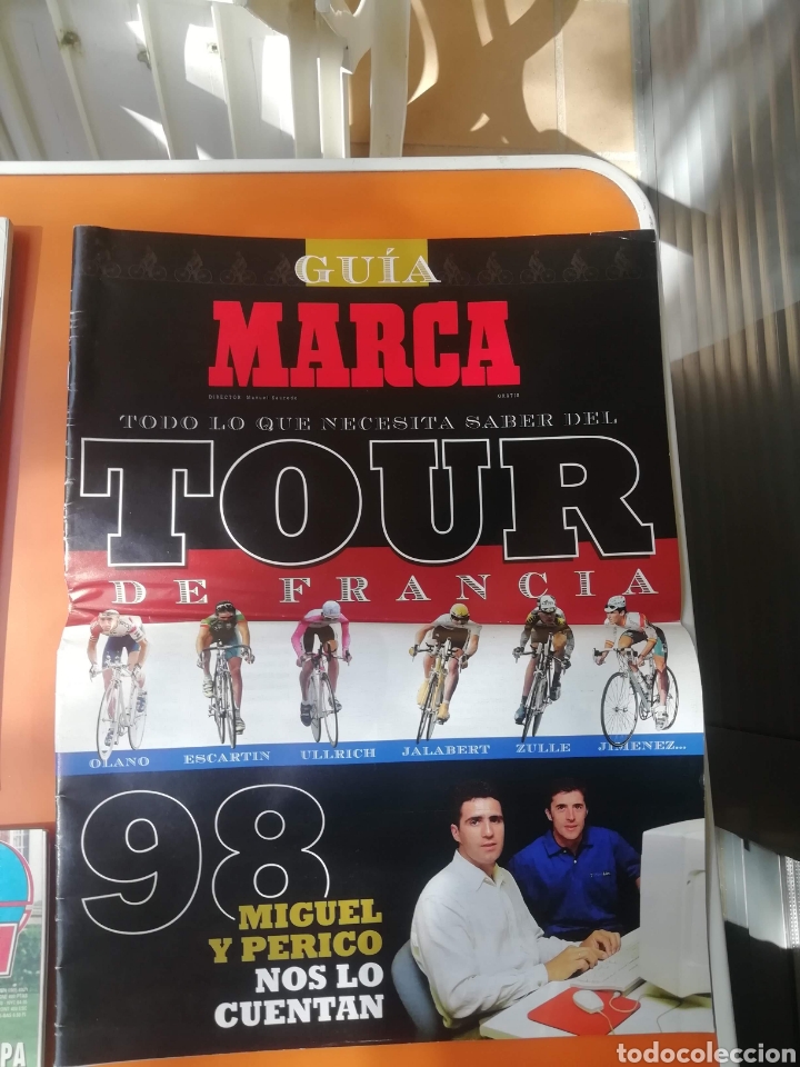 Colecionismo desportivo: Revista marca tour ciclismo 1998. Tabloide.