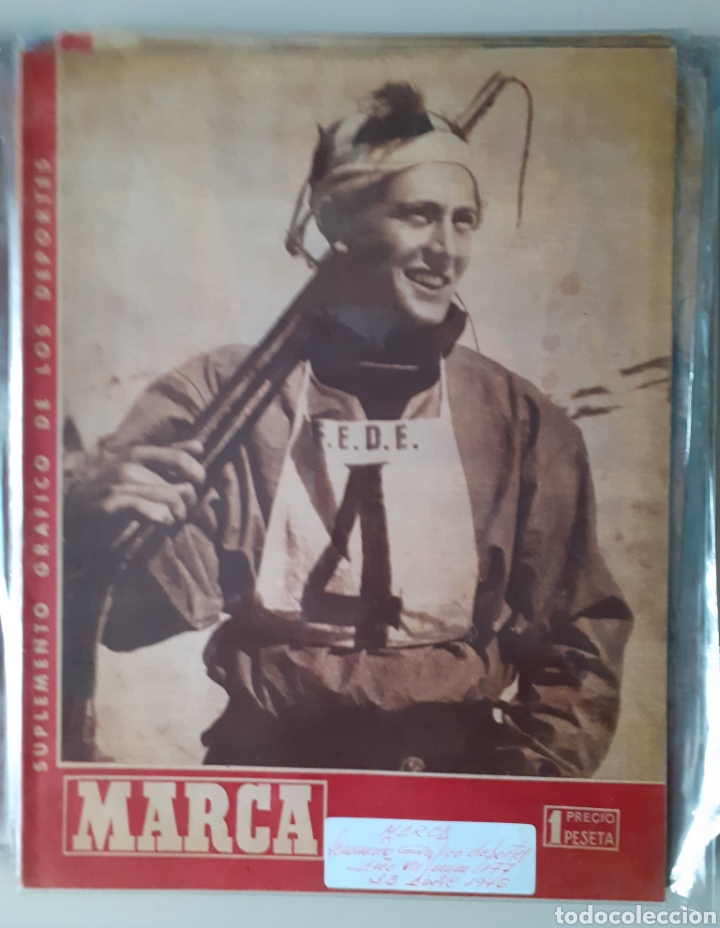 Colecionismo desportivo: Marca. Semanario gr&aacute;fico de los deportes n&uacute;mero 177 fecha 23 abril de 1946
