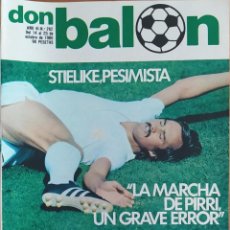 Coleccionismo deportivo: DON BALON N.º 262 - 14 AL 20 OCTUBRE 1980 - POSTER REAL ZARAGOZA 80/81 - DANI ATHLETIC - STIELIKE. Lote 254576585