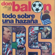 Coleccionismo deportivo: DON BALON N.º 291 - 5 AL 12 MAYO 1981 - TODO SOBRE UNA HAZAÑA - REAL SOCIEDAD CAMPEON DE LIGA. Lote 313075598