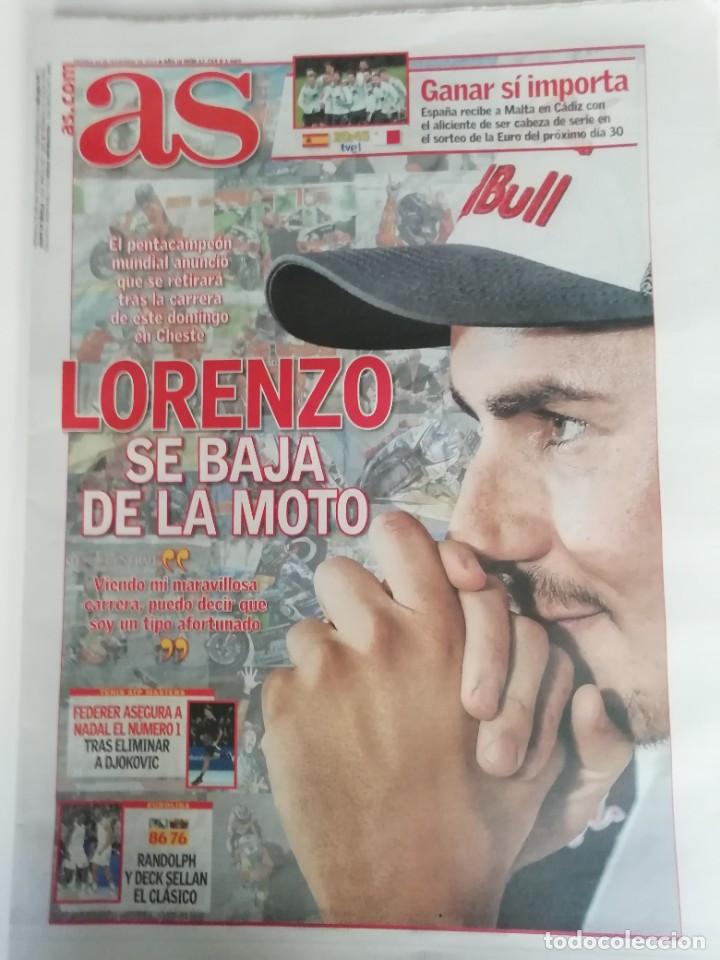 Coleccionismo deportivo: As Retirada de Jorge Lorenzo - Foto 1