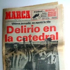 Collectionnisme sportif: DIARIO MARCA ANTIGUO ABRIL 1984 FÚTBOL VINTAGE ATHLETIC CLUB DE BILBAO CAMPEÓN LIGA ÚLTIMA JORNADA. Lote 306220528