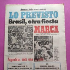 Coleccionismo deportivo: DIARIO MARCA MUNDIAL ESPAÑA 82 BRAZIL ARGENTINA ITALIA CAMERUN EL SALVADOR FIFA WORLD CUP 1982 WC