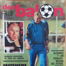 Coleccionismo deportivo: DON BALON N.º 245 - 17 AL 23 JUNIO 1980 - DIARTE - CANITO - MANZANEDO - MEGIDO. Lote 260621700
