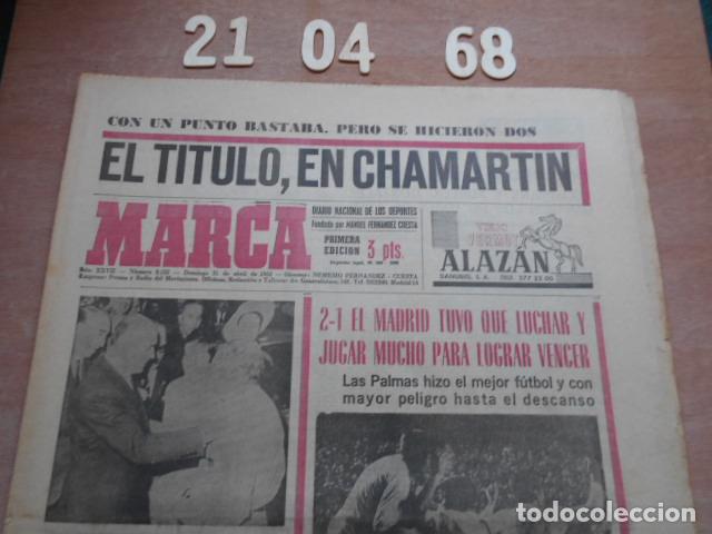 Coleccionismo deportivo: DIARIO MARCA 21 DE ABRIL DE 1968 - Foto 3 - 261161910