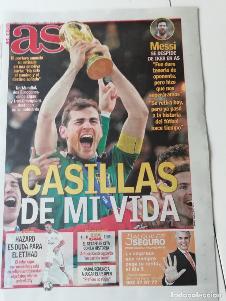 Coleccionismo deportivo: As: retirada de Iker Casillas - Foto 1